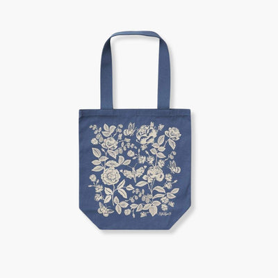 Bolsa de tela Tote Bag English Rose con diseño floral de Rifle Paper Co.