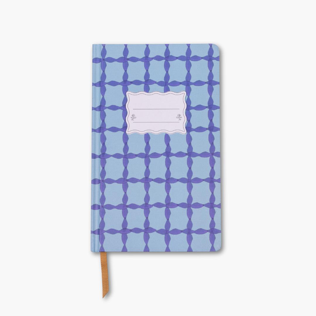 Cuaderno Tulip Journal Blue Lattice