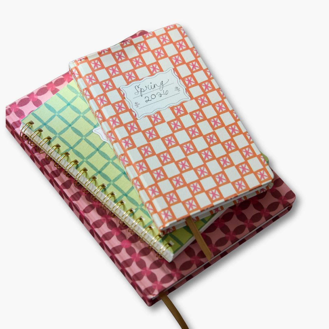 Cuaderno Tulip Journal Orange Check