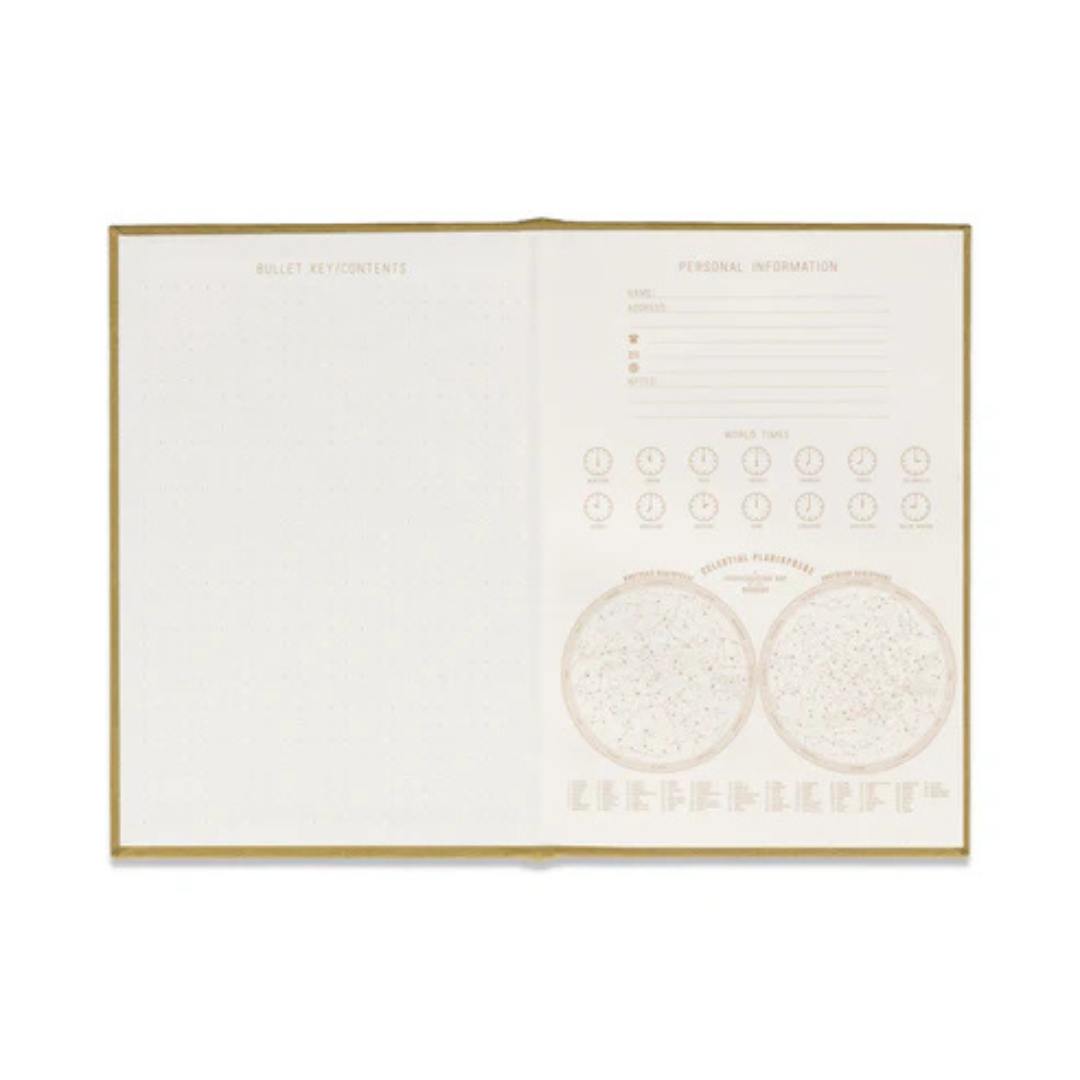 interior de cuaderno con hojas blancas rayadas