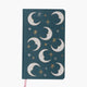 Teal Moon Fabric-bound Notebook