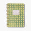 Twin-Wire Notebook Tulip Green Lattice
