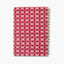 Twin-Wire Tulip Pinwheel Pink Notebook