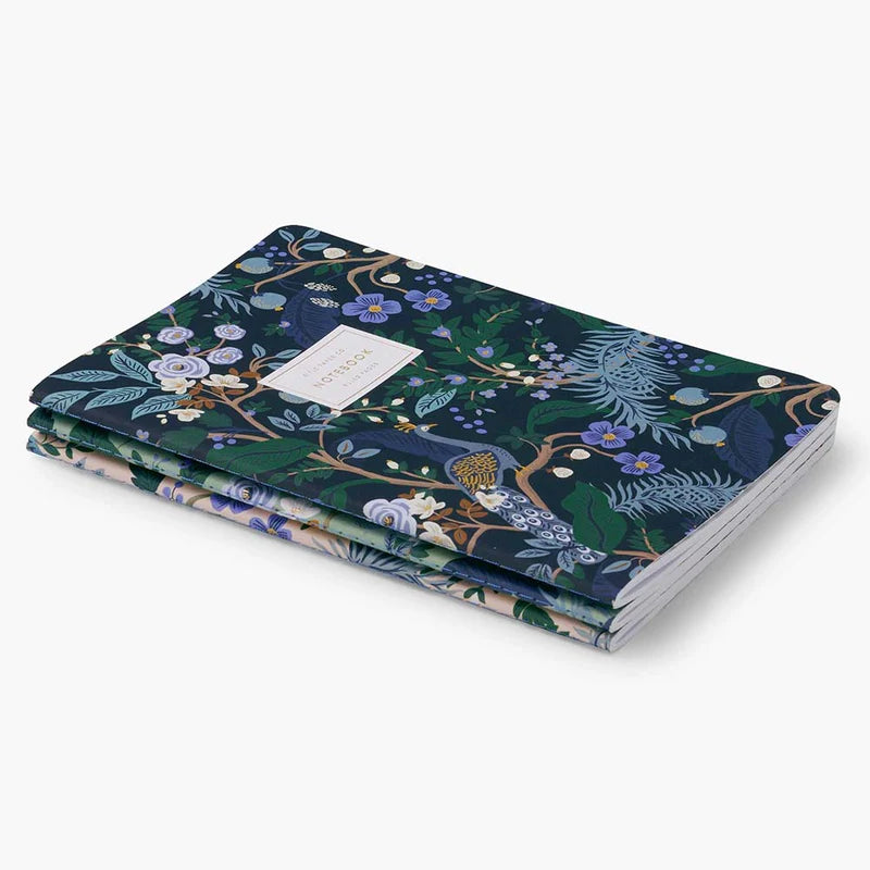 libretas A5 peacock de Rifle Paper Co