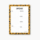 planner con estampado animal print