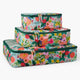 Set de 3 organizadores de equipaje con diseño floral Garden Party de Rifle Paper Co.
