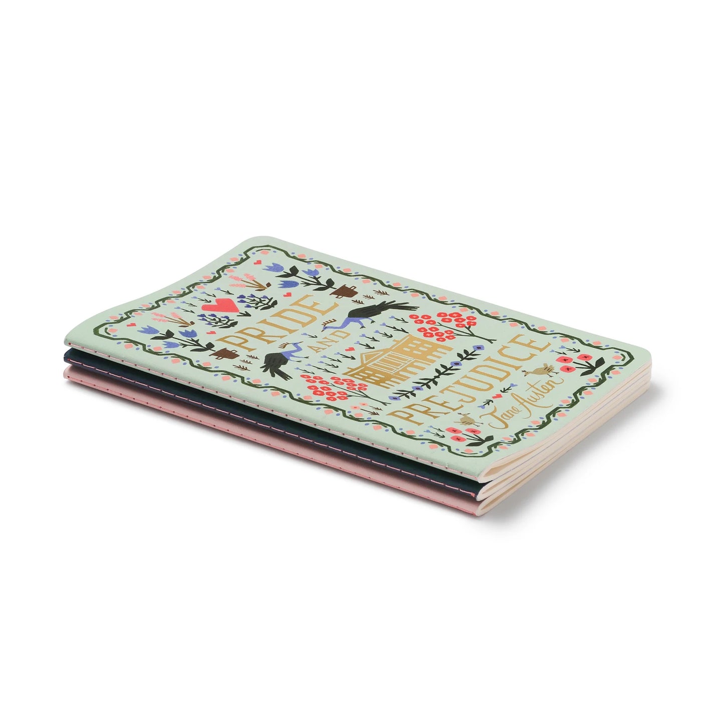 Pack de 3 Libretas Cosidas Jane Austen – Rifle Paper Co.