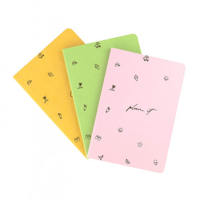 Set de 3 Bullet Journal Cheerful