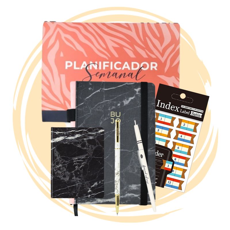 Set de papelería Marblack