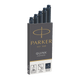 recambios cartuchos para pluma  parker quink color azul