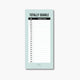 planner con horario para anotar tareas diarias
