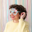 tarjeta de felicitación con forma de gafas
