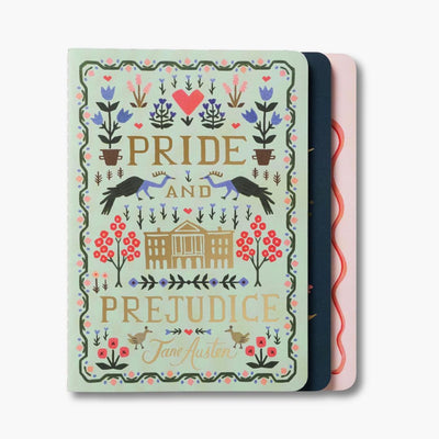 Pack de 3 Libretas Cosidas Jane Austen – Rifle Paper Co.