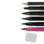 Set Rotuladores Hand Lettering Alpino, kit completo de 30 unidades con rotuladores de diversas puntas, lápiz y goma, ideales para lettering y caligrafía creativa.