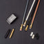 Set Starting Point BLACKWING pencils, sharpener, erasers, and point protectors on display.