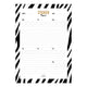 Planner Semanal Sticker Zebra con diseño compacto A5, alta calidad, organización eficiente, durabilidad y portabilidad.