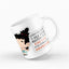 Taza Mariposas divertida de cerámica con diseño alegre y mensaje simpático.