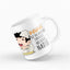 Taza Papá Huevos con diseño humorístico, capacidad de 360 ml, apta para microondas y lavavajillas.