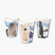 vasos desechables para fiesta infantil con animales polares